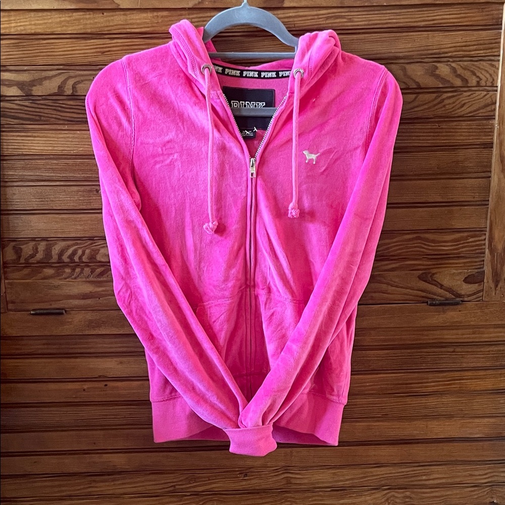 PINK Victoria's Secret bling sequin Zip-Up Jacket